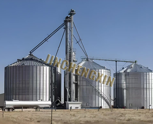 200 Ton Stainless Steel <strong>Silos</strong> for Farm Construction Grain Storage of Wheat <strong>Paddy</strong> Rice Coffee Beans