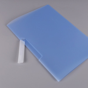 A4 xoay dữ liệu tập tin báo cáo thư mục PP Side mở khóa trong suốt kiểm tra giấy tập tin báo cáo thư mục Drawbar Clip - Product Image 5