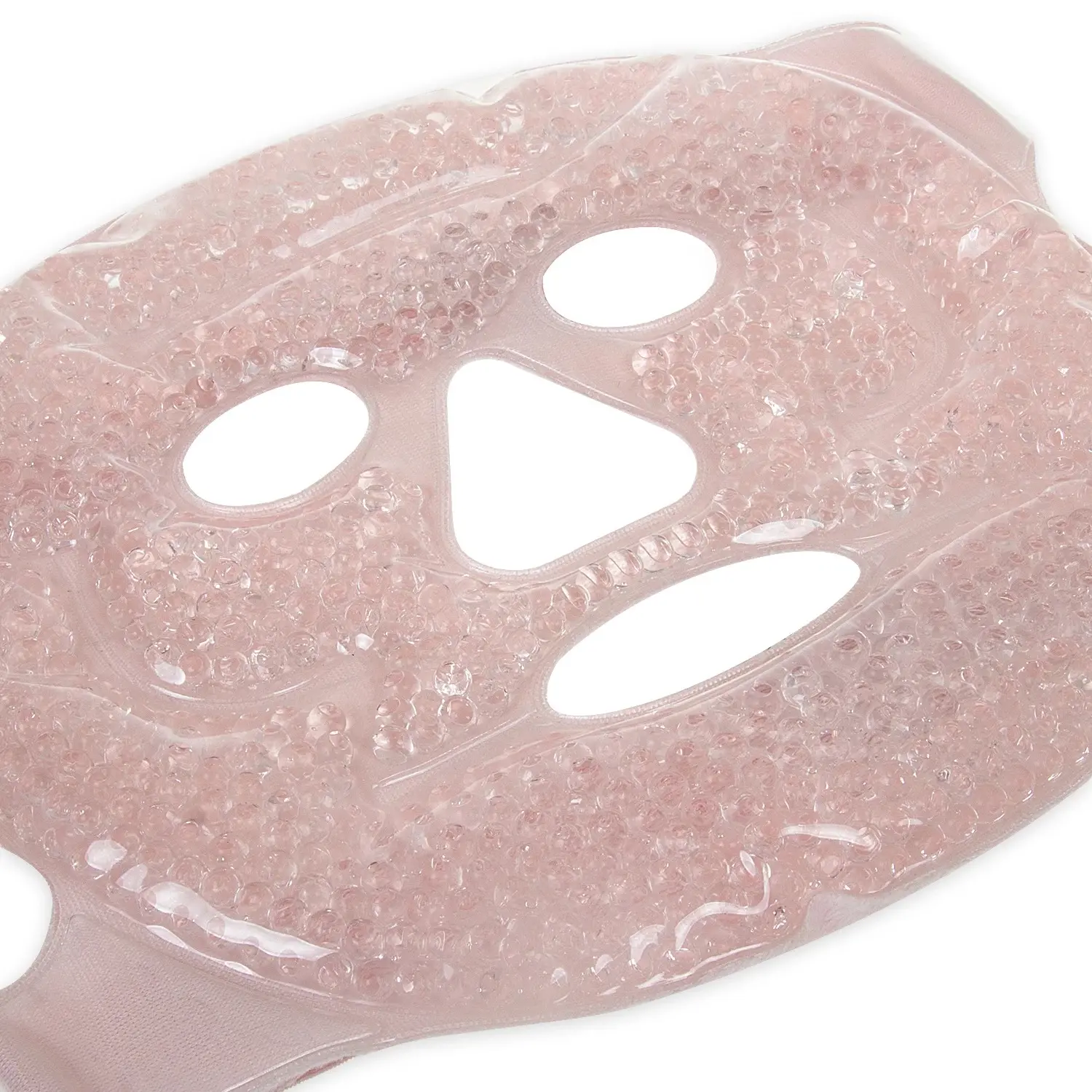 ダークサークル用プロモーションceフェイスローラー冷却マスク腫れ緩和ジェルコールドアイマスク再利用可能なビーズ圧縮パックスキン