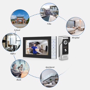 Sistema de videoportero táctil de 7 pulgadas para Villa/apartamento compatible con 128GB máx. Timbre de video con tarjeta TF - Product Image 6