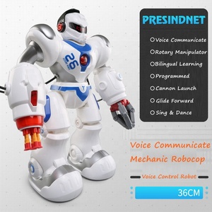 Fabrikneues Design Große Fernbedienung Robocop Programmiertes intelligentes Roboters pielzeug mit Kanonen werfer und Maschinen hand - Product Image 5