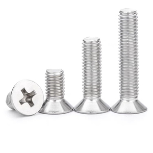M1 M1.2 M1.4 M1.6 M2 M2.5 M3 M4 Din965304ステンレス鋼クロスフィリップス皿頭ねじ - Product Image 1
