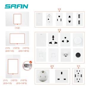 Brazil Standard <strong>Multi</strong> <strong>Function</strong> DIY Electrical Power Wall <strong>USB</strong> Outlet <strong>Socket</strong> for Home