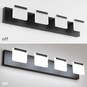 モダンブラック<span class=keywords><strong>LED</strong></span>バニティ照明器具バスルームランプ3ヘッド3CCT調整可能12 "20" 24 "30" <span class=keywords><strong>LED</strong></span>バニティライト
