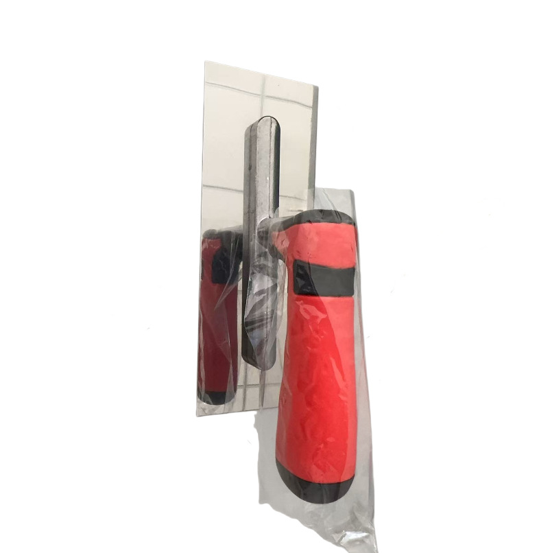Petit bord plat en acier inoxydable, 20,5*7,6 cm PP+TPR