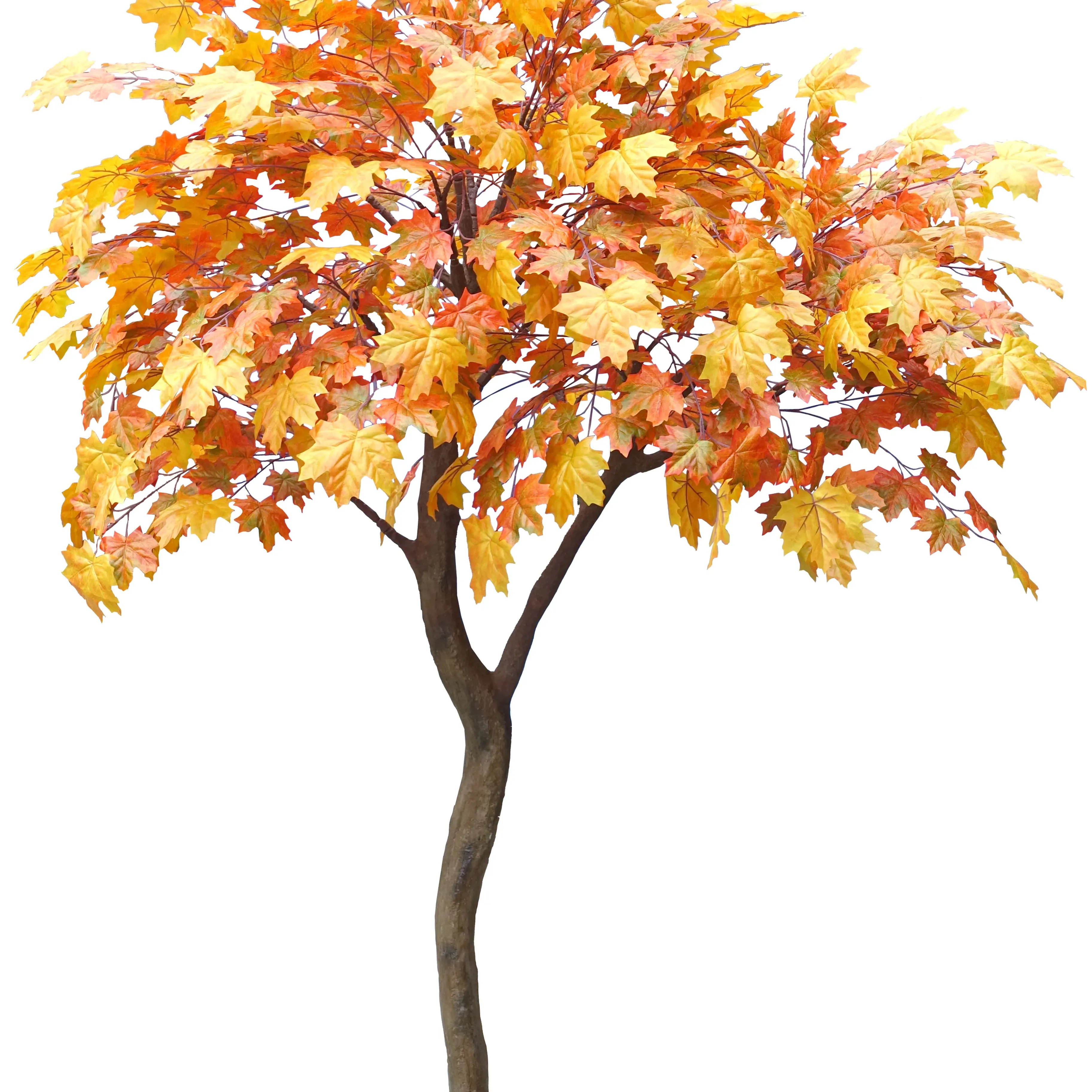 9ft personalizzato albero di ciliegio artificiale pianta di finto albero di seta arancio albero per la decorazione di nozze