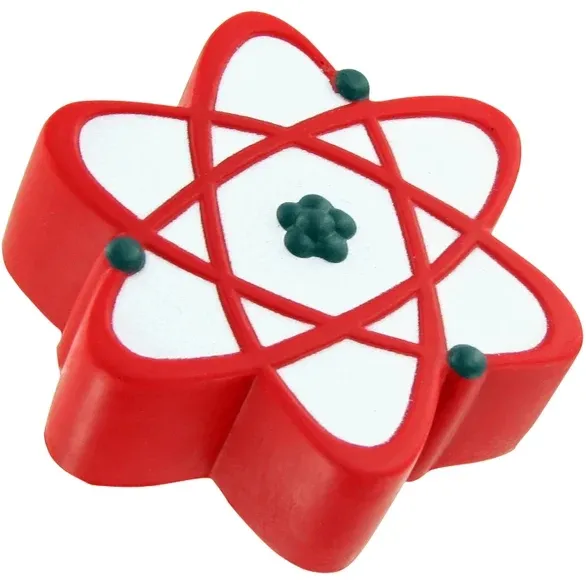 Logo símbolo atómico PU antiestrés/Bola de estrés/juguete antiestrés