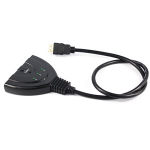 Conmutador HDMI 3X1 original de fábrica OEM para integración audiovisual profesional Conmutador HDMI Pigtail - Product Image 1