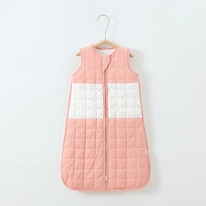 XLEE Custom 100% Bio-Baumwolle Bambus Tragbare Decke Warm Soft Babys chlaf anzug Reiß verschluss Schlafsack Sack