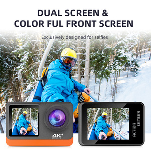 กล้องแอคชั่น 4K กล้องกีฬา WiFi พร้อมหน้าจอสัมผัส 16MP 30M กล้องกันน้ําใต้น้ํา 170 มุมกว้าง - Product Image 3