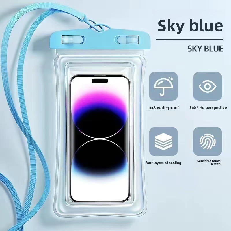 Bolsa de aire azul