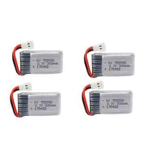 3.7V 300mAh Lithium Polymer (Lipo) bay không người lái Pin cho SYMA X11 E55 fq777 fq17w F180 Hd-1306 RC xe ô tô UAV Pin cho bay không người lái - Product Image 4