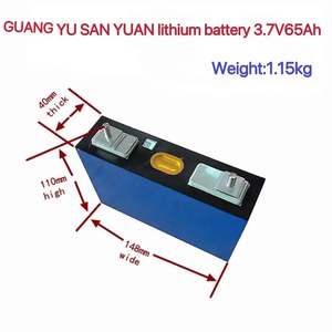Professional Supplier 3.7V 65Ah Lithium-Ion Battery Pack Lithium Solar Batteries - Product Image 2