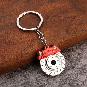 OEM \ ODM Xe Phanh Đĩa Trung Tâm Kim Loại Keychain Cho Nam Giới Sửa Đổi Chìa Khóa Xe Với Đĩa Phanh Chìa Khóa Vòng Chuỗi Mặt Dây Chuyền - Product Image 3