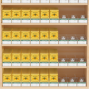 <strong>Automatic</strong> Adjustable Spring <strong>Loaded</strong> Cigarette Tobacco Pack Rack Cabinet Display Magnetic Divider Tray <strong>System</strong> <strong>Shelf</strong> Divider Pusher - Product Image 6