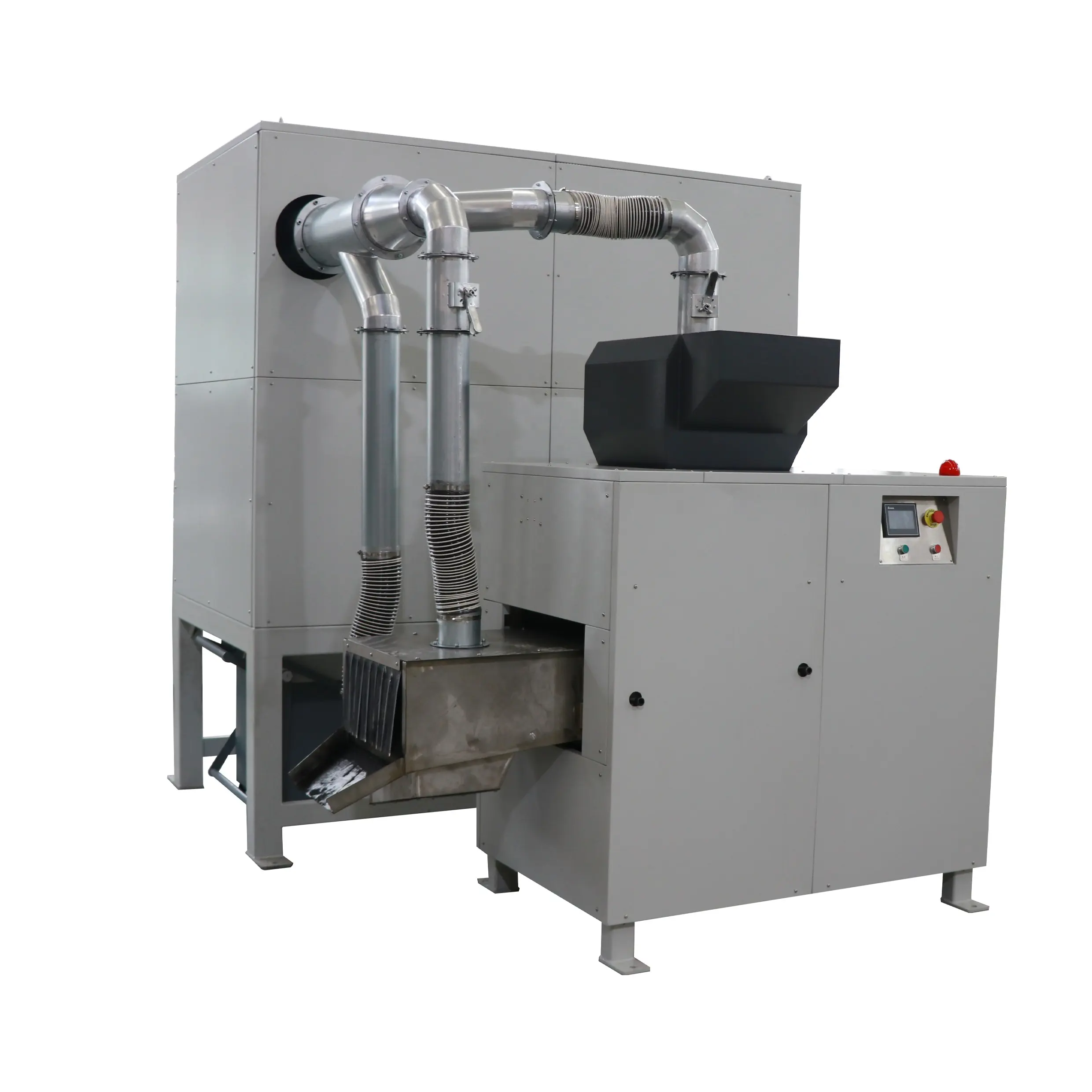 Máquina de reciclaje de polvo de tóner trituradora de cartucho de tóner de doble eje de alta resistencia