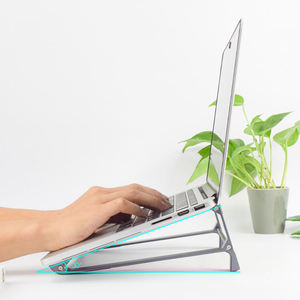 Linkway 2 <strong>in</strong> 1 Ventilated <strong>Notebook</strong> Stand Aluminum Riser Laptop <strong>Table</strong> Stand Mount for Macbook Pro Lapdesk Pc <strong>Computer</strong> - Product Image 5