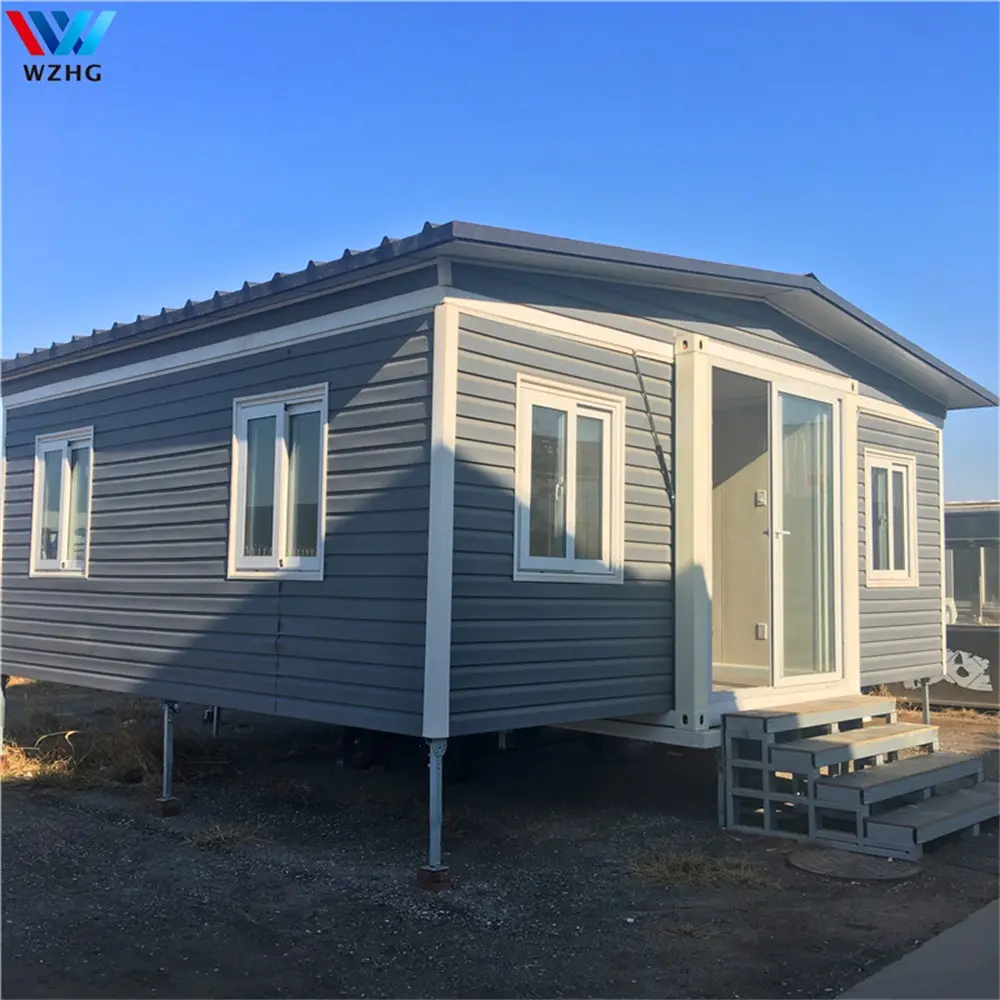 Prefabricated 20Ft Houses Luxury 2 Bedroom Mobile China Cheap Prefab Small Tiny Home On Wheels for sale