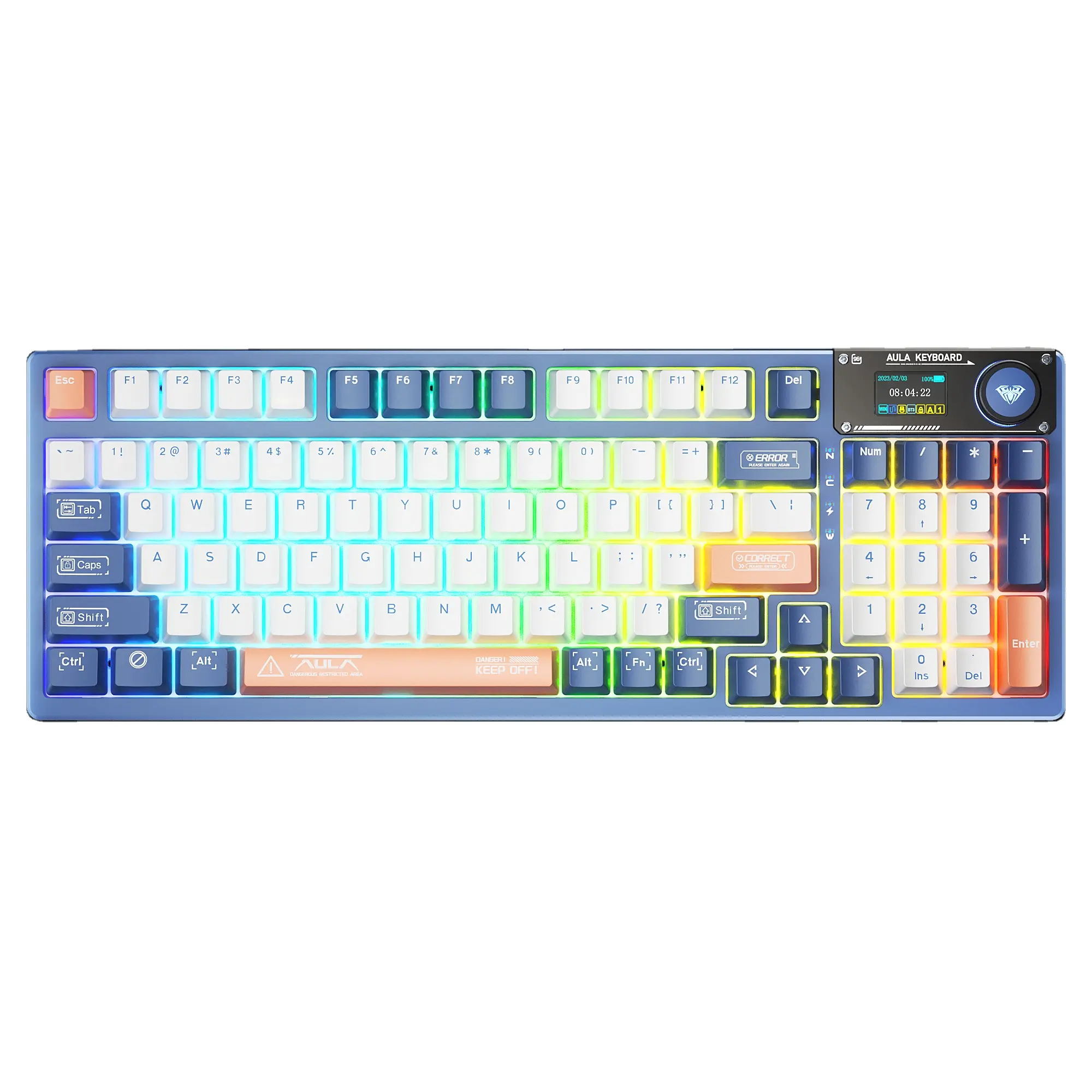 AULA F98 Pro Competition Game Multi-Color Professional Mechanical Gaming Keyboard