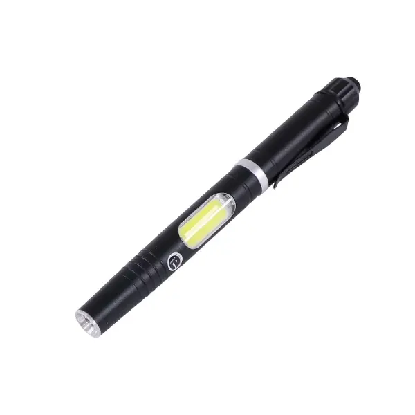 LED-Taschenlampe mit Fernlicht und Seitenlicht 80 Lumen