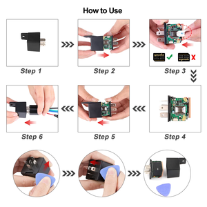SMS Coordinar Mini GPS Tracker 4G Relé GPS Tracker Impermeable IP67 - Product Image 4