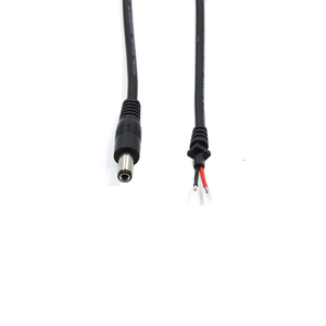 LED şerit 5.5 için SR açık uçlu 2.1 güç kablosu ile DC çıplak tel * güvenlik kamerası erkek fiş - Product Image 2