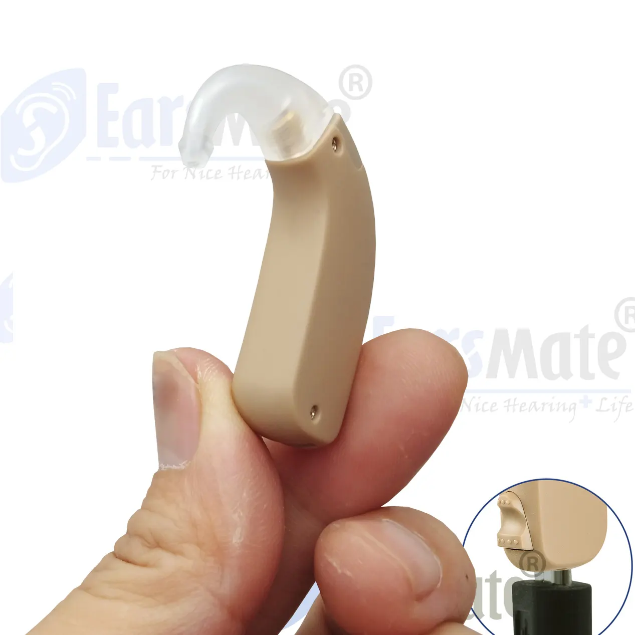 Цифровой слуховой аппарат, перезаряжаемый аппарат BTE, Предустановленная программа, усилитель звука для взрослых, слуховой аппарат для глухих, тяжелой слуховой аппарат
