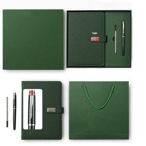 JPS OEM <strong>Custom</strong> A5 2024 New <strong>Design</strong> Business <strong>Notebook</strong> High Grade <strong>Custom</strong> logo PU Leather <strong>Notebook</strong> with Roller Pen in Box for Gift - Product Image 4