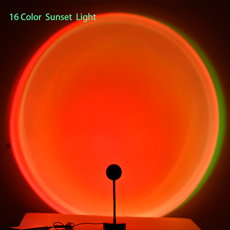 Coucher de soleil rouge