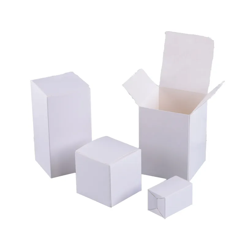 सफेद कागज बॉक्स उपहार पैकेजिंग कस्टम लोगो के साथ बक्से पैकेज लेबल और कागज जाम पुस्तक मुद्रण गहना मामले