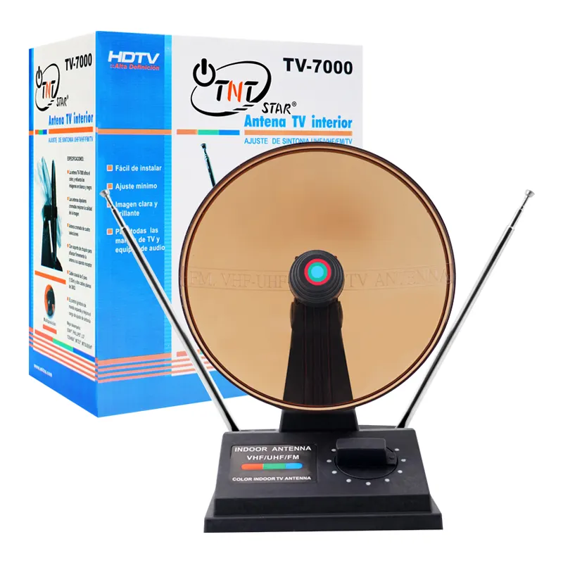 TNTSTAR-Antena de TV para exteriores, antena de televisión digital HD DVB-T/T2 Yagi