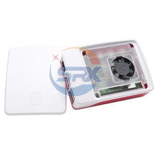 <strong>Raspberry</strong> <strong>Pi</strong> Generation 5 5 Official Red and White Cooling <strong>Case</strong> <strong>Raspberry</strong> <strong>Pi</strong> <strong>Case</strong> Cooling Fan Protective <strong>Case</strong> - Product Image 3