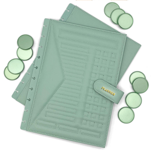 Customized PU notebook cover A5 binder, adatto per CD legante planner e notebook in morbida pelle diario - Product Image 1