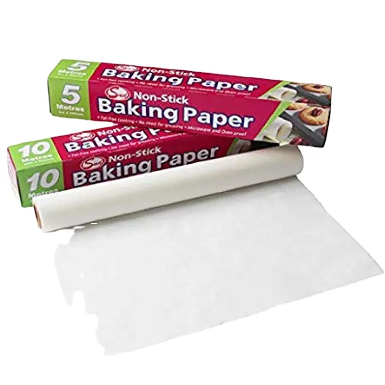 Пищевая жиронепроницаемая бумага для выпечки, силиконовое масло, пергаментная бумага, антипригарная бумага для выпечки