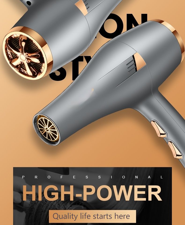 Hot Selling Salon Ac Motor Professional Blow Negative Ion Hair Dryer With Private Label Salon Ionic Function