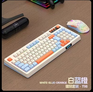 104key di alta qualità OEM ergonomia Business cablato tastiera per Computer e Mouse Combo all'ingrosso Mouse per ufficio e tastiera Combo - Product Image 6