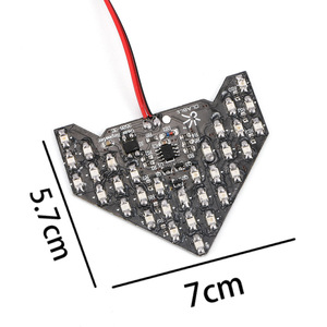 แผงไฟลูกศร LED 33 SMD ไฟส่องสว่างขนาดเล็กสำหรับรถยนต์กระจกมองหลังตัวบ่งชี้สัญญาณเลี้ยวหลอดไฟต่อเนื่อง - Product Image 3
