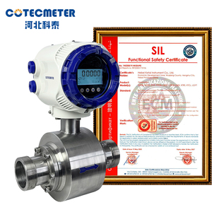 เครื่องวัดการไหลของแม่เหล็กไฟฟ้า Pn16 250มม. เครื่องวัดการไหลของแม่เหล็กน้ำของเหลว - Product Image 4