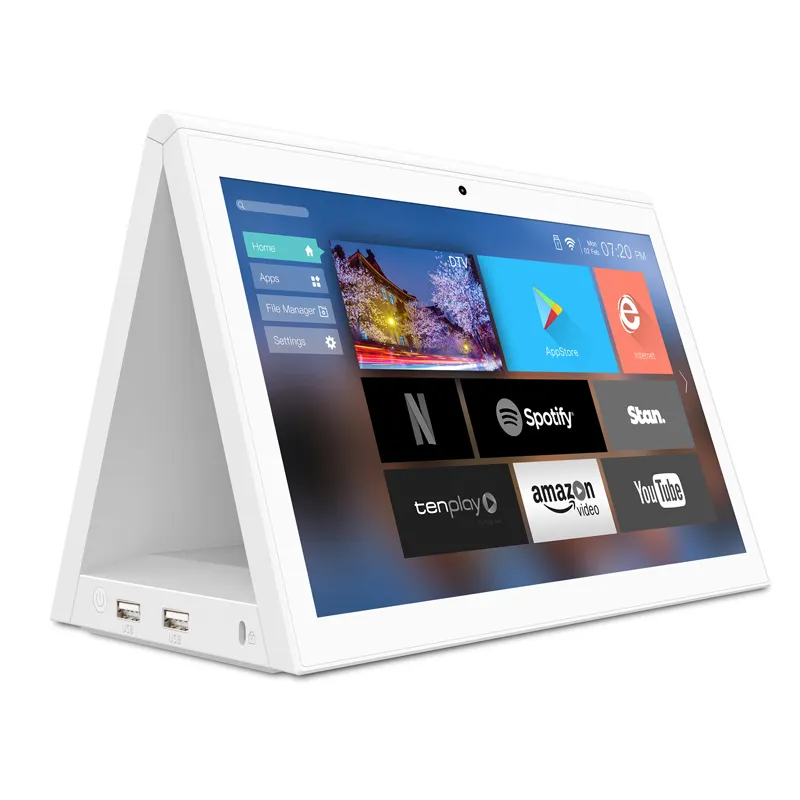Neues Design Smart Tablet 10-Zoll-Tablet-PC mit Android 8.1 Version Rk3288 Dual-Touchscreen-Tablet-PC mit WLAN für bestelltes Menü
