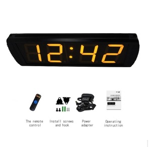 4 cifre 4 pollici elettronica digitale digitale a colori LED Display da parete orologio con conto alla rovescia funzioni cronometro - Product Image 4
