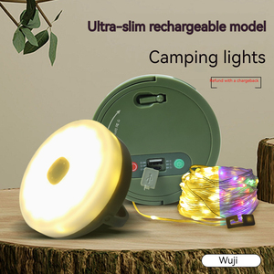 Outdoor Solar <strong>LED</strong> Lighting Strings Remote Control Atmosphere Fixtures for Camping Tent Emergency with Measure <strong>Tape</strong> - Product Image 3