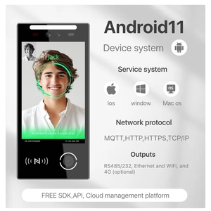Android11 VF106 Scanner für das Zugangs kontroll system zur Gesichts erkennung IP66 Wasserdichtes und wetterfestes Bewegungs erkennungs gerät - Product Image 2