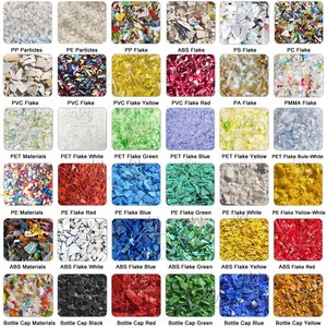 PP PE PVC PET ABS廃棄物プラスチックリサイクル顆粒フレーク材料赤外線カラーソーターマシン