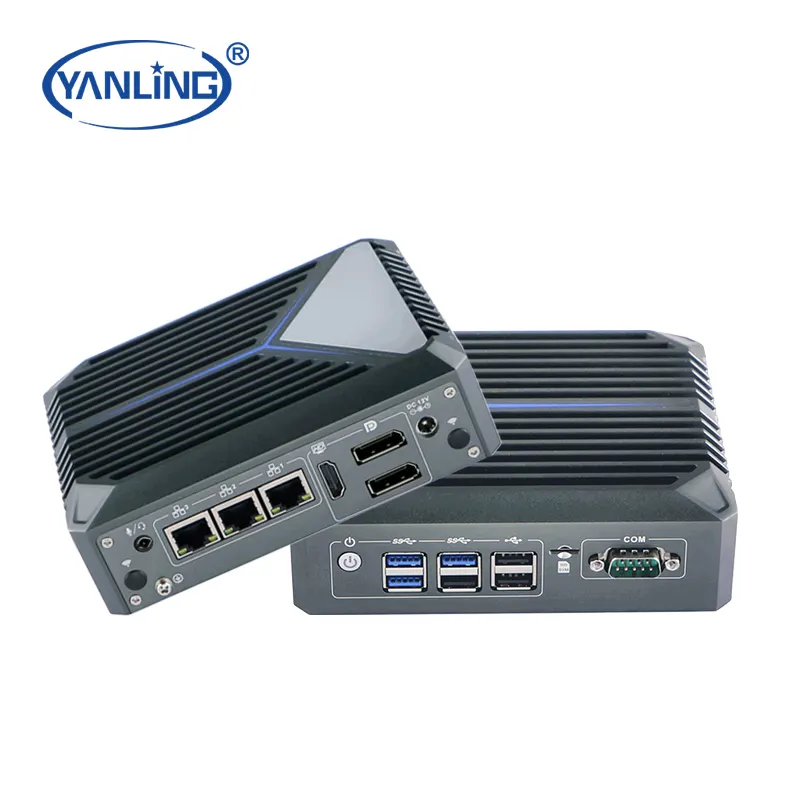Cliente fino 3x2.5G LAN para mini pc sem ventilador mais barato com processador quad core J6412