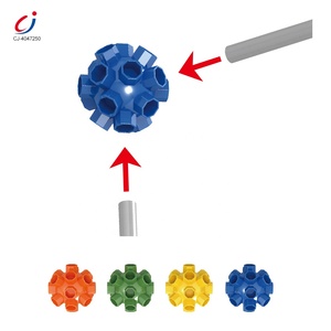 Chengji inşaat kale kiti eğitim kök oyuncak çocuklar için yaratıcı diy 3d kale boncuk çadır kale yapı kiti - Product Image 4