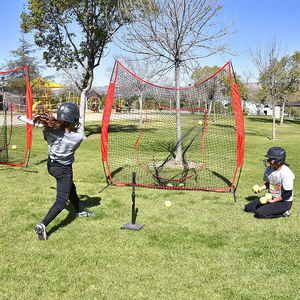 Heiß verkaufte Softball-Übungsnetz-Baseball-Schlag netze mit Batting Tee