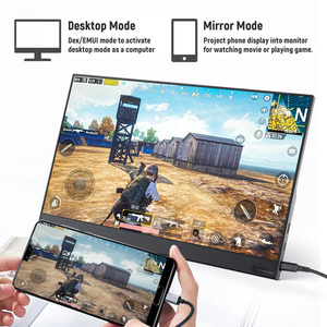 ポータブルミニモニター付きタッチ良好15.6 \ "IPSパネルスクリーンエクステンダー用ラップトップMac PC PS4/5スイッチ14 \" ラップトップスクリーン - Product Image 3