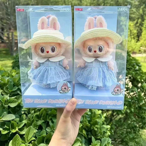 素晴らしい贈り物や個人的な楽しみこれらの人物本物の青い第三世代ポップマートLabubu MOKOKO - Product Image 5
