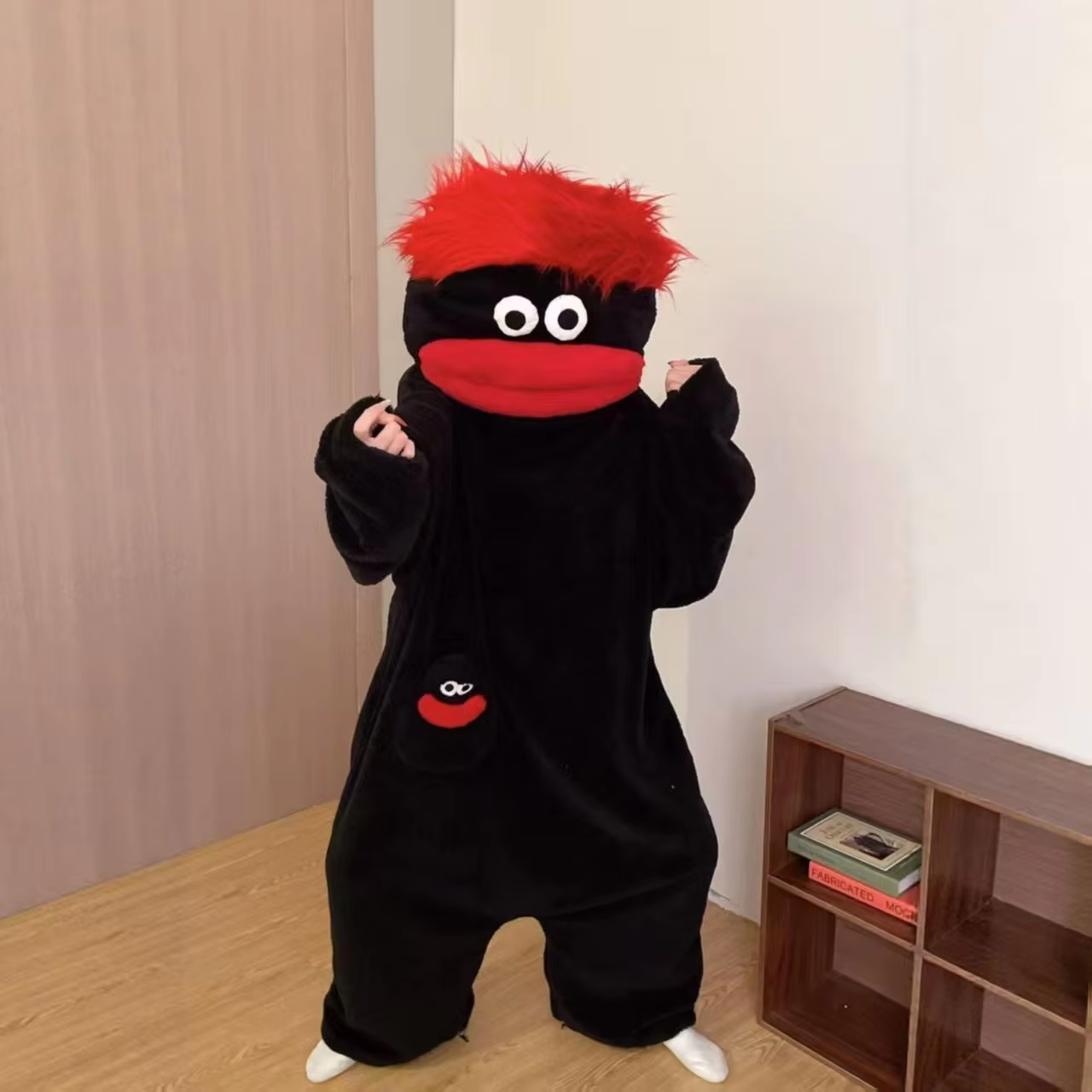 Black Red Hair Onesie