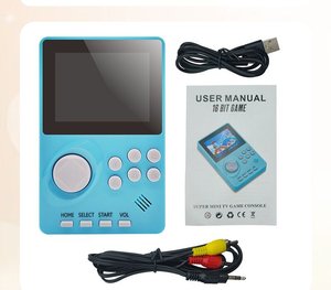 คอนโซลเกมมือถือ R100ใหม่คอนโซลเกม MD มินิ100-in-one คลาสสิกย้อนยุคพร้อมการสื่อสาร Wi-Fi หน้าจอสีมือถือ - Product Image 1